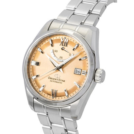 Orologio da uomo Orient Star Contemporary in acciaio inossidabile con quadrante in rame, automatico RE-AU0108G, 100 m