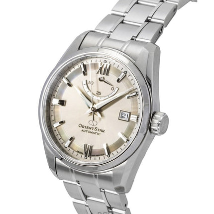 Orologio da uomo Orient Star Contemporary in acciaio inossidabile con quadrante grigio automatico RE-AU0110N 100M