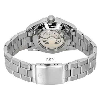 Orologio da uomo Orient Star Contemporary in acciaio inossidabile con quadrante grigio automatico RE-AU0110N 100M