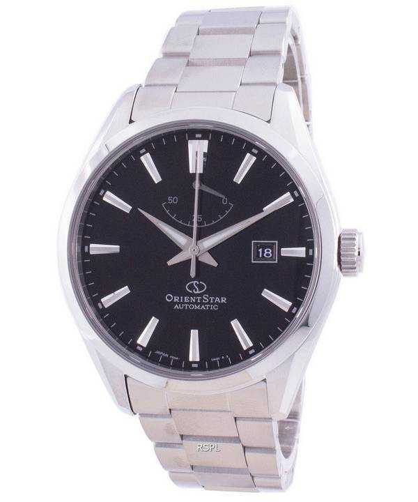 Orient Star Basic Date Japan Made Orologio da uomo automatico con quadrante nero RE-AU0402B00B