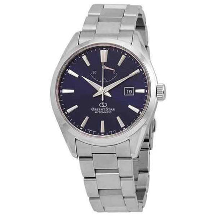 Orient Star Basic Date Japan Made Orologio da uomo automatico con quadrante blu RE-AU0403L00B