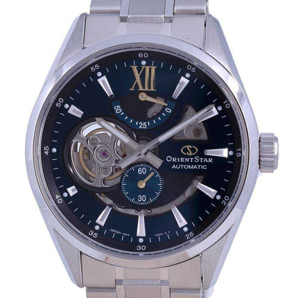 Orologio da uomo Orient Star Contemporary Skeleton Dial in acciaio inossidabile automatico RE-AV0114E00B 100M