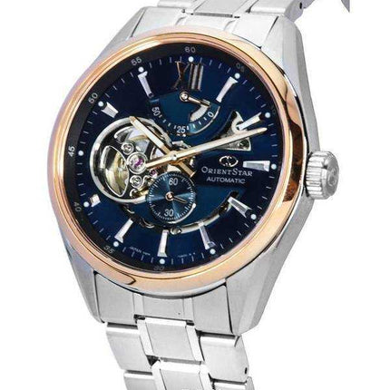 Orologio da uomo Orient Star Contemporary Limited Edition Open Heart quadrante blu automatico RE-AV0120L00B 100M