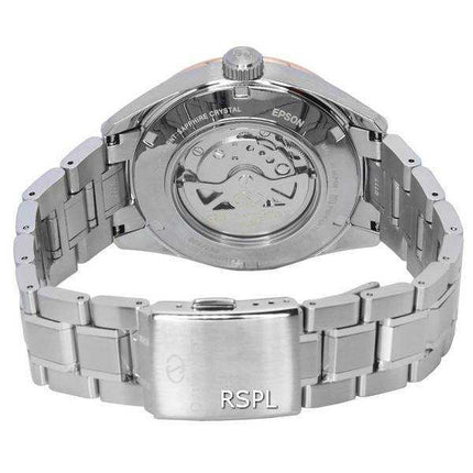 Orologio da uomo Orient Star Contemporary Limited Edition Open Heart quadrante blu automatico RE-AV0120L00B 100M