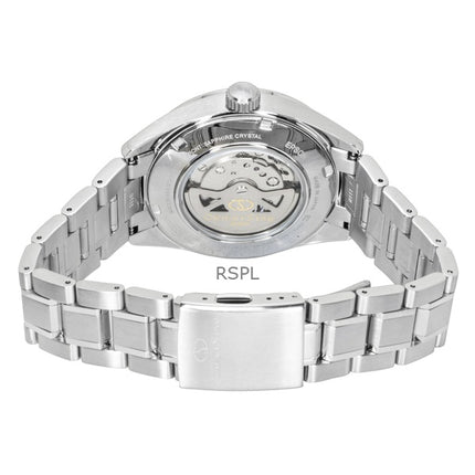 Orologio da uomo Orient Star Keshiki Limited Edition in acciaio inossidabile con quadrante blu e grigio, automatico RE-AV0132L 100M