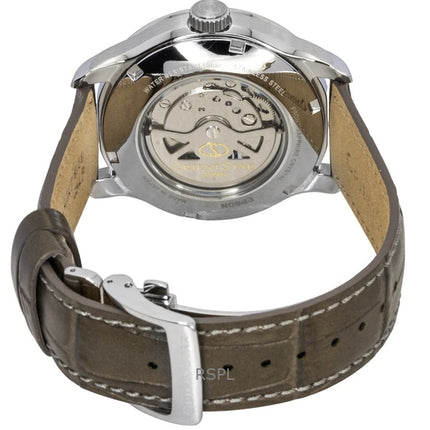 Orologio da uomo Orient Star Contemporary con cinturino in pelle e quadrante champagne, automatico, RE-AV0B10G, 100 m