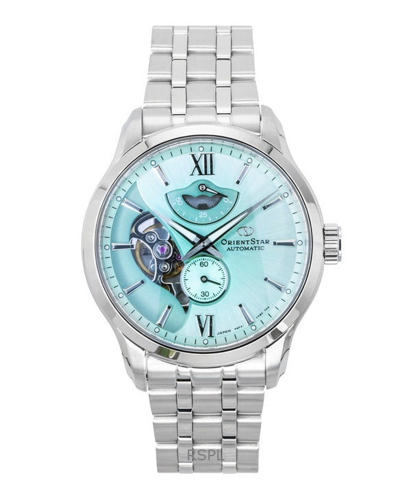 Orologio da uomo Orient Star Contemporary Limited Edition Open Heart Mint Green Automatic RE-AV0B11E 100M