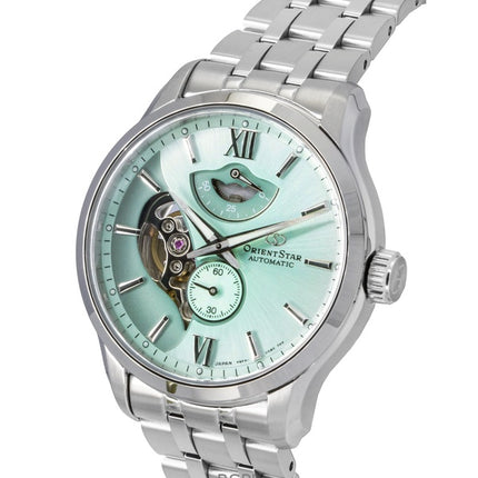 Orologio da uomo Orient Star Contemporary Limited Edition Open Heart Mint Green Automatic RE-AV0B11E 100M