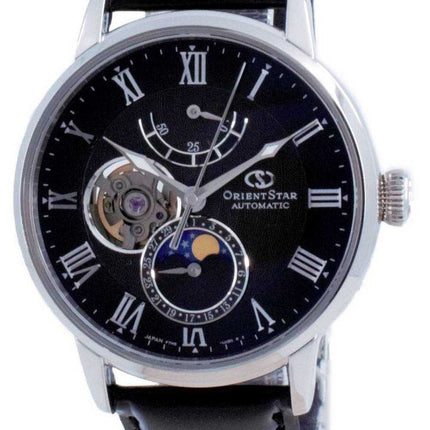 Orologio da uomo automatico Orient Star Moon Phase Open Heart RE-AY0107N00B