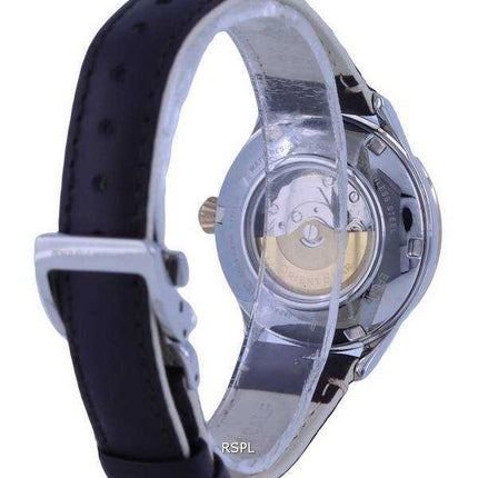 Orologio da donna Orient Star Classic Open Heart con quadrante dorato in pelle RE-ND0010G00B automatico
