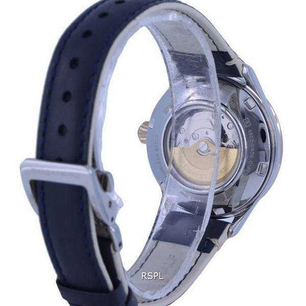 Orient Star Open Heart quadrante grigio in pelle automatico RE-ND0011N00B orologio da donna