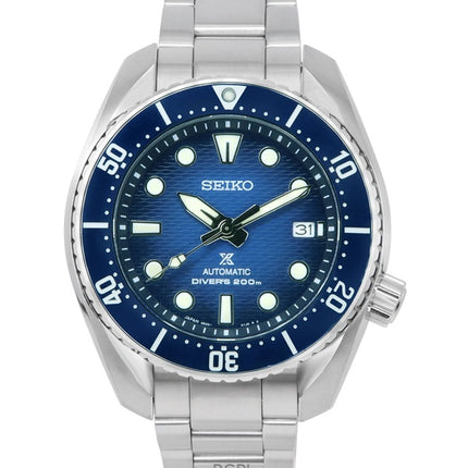 Orologio da uomo Seiko Prospex Sea King Sumo con quadrante blu, automatico, subacqueo, SPB321J1, 200 m, ricondizionato