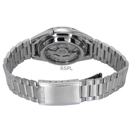 Orologio da uomo Seiko 5 ricondizionato con quadrante blu automatico a 21 rubini SNXS77J1