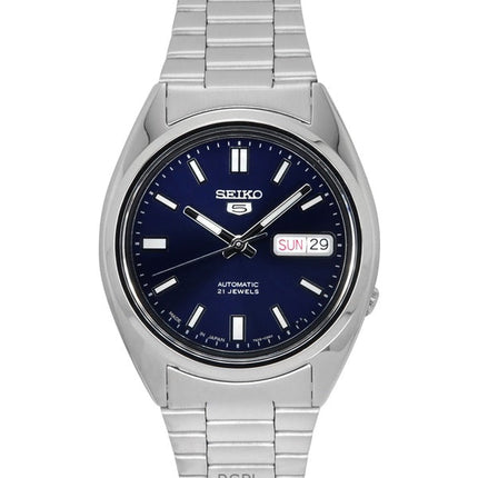 Orologio da uomo Seiko 5 Automatic 21 gioielli, prodotto in Giappone, ricondizionato, SNXS77J1