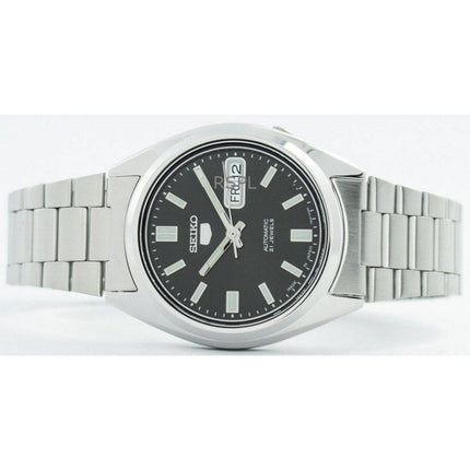 Orologio da uomo Seiko 5 SNXS79J1 automatico con quadrante nero, ricondizionato, prodotto in Giappone