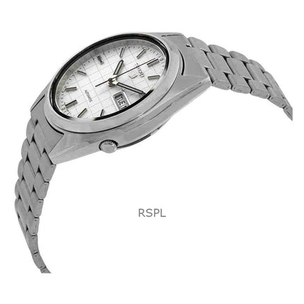 Orologio da uomo Seiko 5 automatico con quadrante bianco ricondizionato SNXF05K1