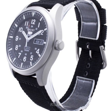 Orologio sportivo automatico Seiko SNZG15J1 da uomo con quadrante nero, ricondizionato