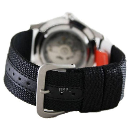 Orologio sportivo automatico Seiko SNZG15J1 da uomo con quadrante nero, ricondizionato