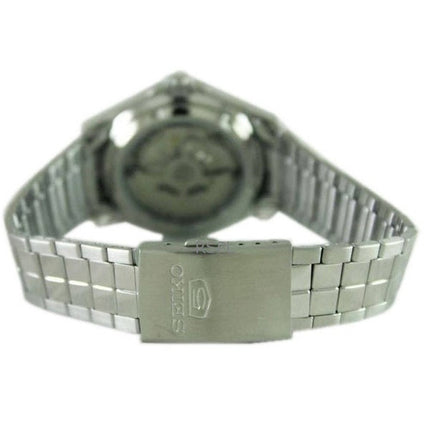 Orologio da uomo Seiko 5 ricondizionato con quadrante argento automatico 21 rubini SNKK87K1