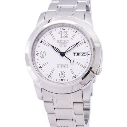 Orologio da uomo Seiko 5 Sports automatico con quadrante bianco ricondizionato SNKE57K1