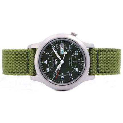 Orologio da uomo Seiko 5 Military con cinturino in nylon automatico SNK805K2, ricondizionato