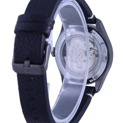 Orologio da uomo Seiko 5 Sports Field Collection ricondizionato con cinturino in pelle e quadrante marrone, automatico SRPG41K1, 100 m