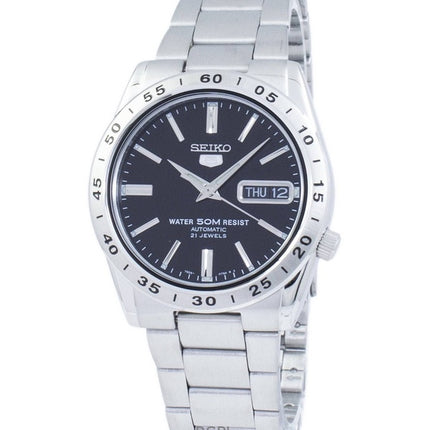 Orologio da uomo Seiko 5 con quadrante nero automatico SNKE01K1 ricondizionato