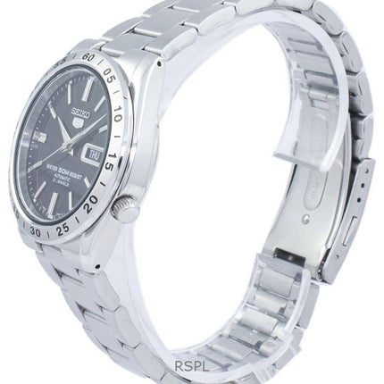 Orologio da uomo Seiko 5 con quadrante nero automatico SNKE01K1 ricondizionato