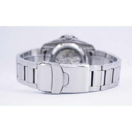 Orologio da uomo Seiko 5 Sports ricondizionato con quadrante argento automatico 23 gioielli, prodotto in Giappone, SNZJ03J1