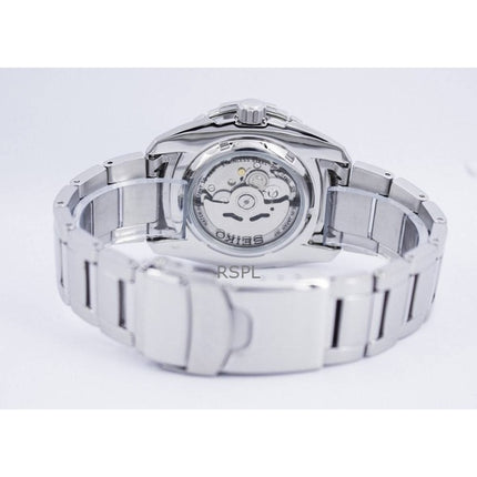 Orologio da uomo Seiko 5 Sports ricondizionato con quadrante argento automatico 23 gioielli, prodotto in Giappone, SNZJ03J1