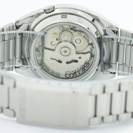 Orologio da uomo Seiko 5 SNXS79J1 automatico con quadrante nero, ricondizionato, prodotto in Giappone