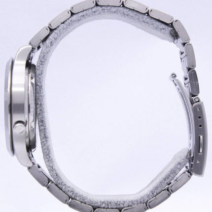 Orologio da uomo Seiko 5 ricondizionato con quadrante bianco automatico a 21 rubini SNK789K1