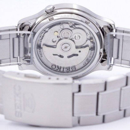 Orologio da uomo Seiko 5 ricondizionato con quadrante bianco automatico a 21 rubini SNK789K1