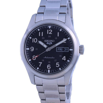Orologio da uomo Seiko 5 Sports Field ricondizionato con quadrante nero automatico SRPG27K1 100M