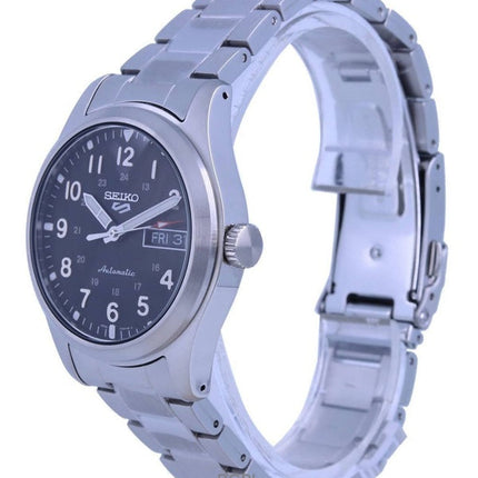 Orologio da uomo Seiko 5 Sports Field ricondizionato con quadrante nero automatico SRPG27K1 100M