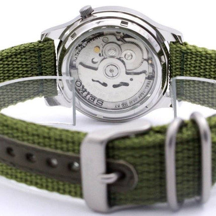 Orologio da uomo Seiko 5 ricondizionato con quadrante verde militare automatico SNK805K2