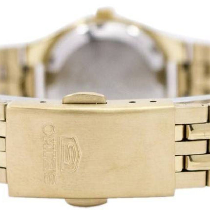 Orologio da donna Seiko 5 automatico con quadrante in oro e 21 gioielli, SYMA04K1, ricondizionato