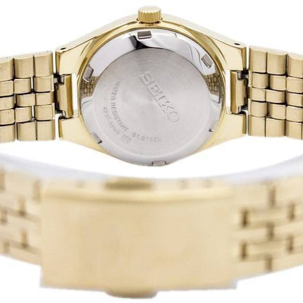Orologio da donna Seiko 5 automatico con quadrante in oro e 21 gioielli, SYMA04K1, ricondizionato