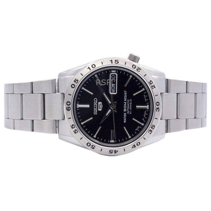Orologio da uomo Seiko 5 SNKE01J1, ricondizionato, automatico, con quadrante nero e 21 rubini