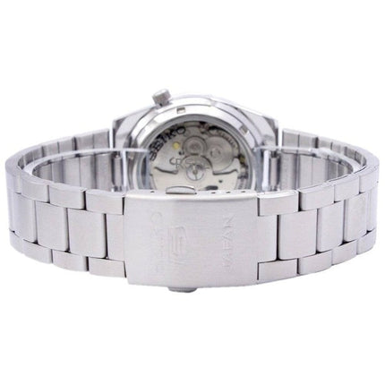 Orologio da uomo Seiko 5 SNKE01J1, ricondizionato, automatico, con quadrante nero e 21 rubini