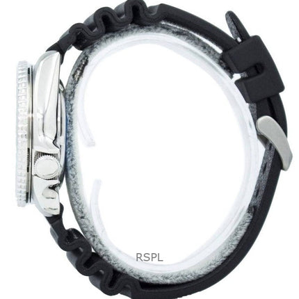 Orologio da uomo Seiko con quadrante nero, automatico, subacqueo SKX007J1 200M, ricondizionato