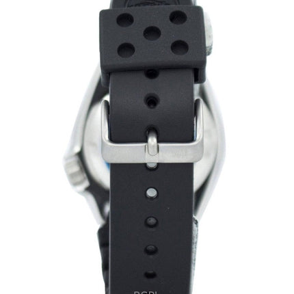 Orologio da uomo Seiko con quadrante nero, automatico, subacqueo SKX007J1 200M, ricondizionato