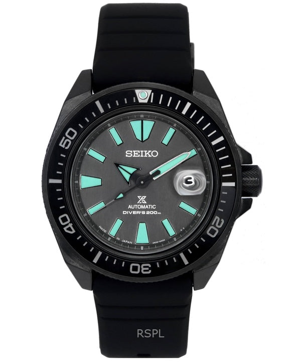 Orologio da uomo Seiko Prospex Samurai Black Series Limited Edition automatico subacqueo SRPH97J1 200M, ricondizionato