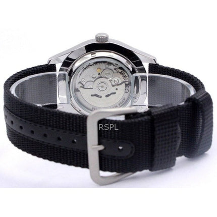 Orologio da uomo Seiko 5 Sports ricondizionato con quadrante nero automatico SNZG15K1
