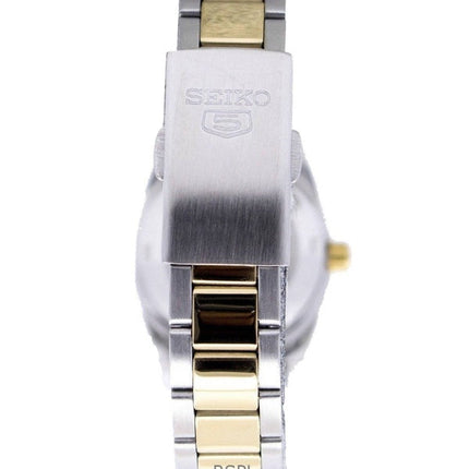 Orologio sportivo automatico Seiko 5 con quadrante bianco, SYMG42K1, da donna, ricondizionato