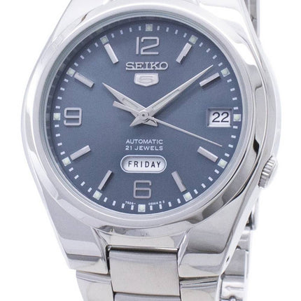 Orologio da uomo Seiko 5 ricondizionato con quadrante grigio automatico a 21 rubini SNK621K1