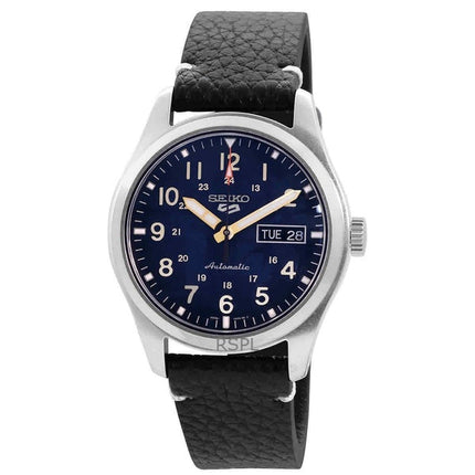 Orologio da uomo Seiko 5 con quadrante blu automatico SRPG39K1100M ricondizionato