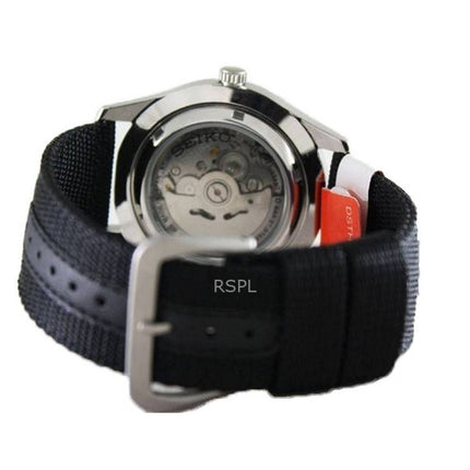 Orologio sportivo automatico Seiko SNZG15J1 da uomo con quadrante nero, ricondizionato