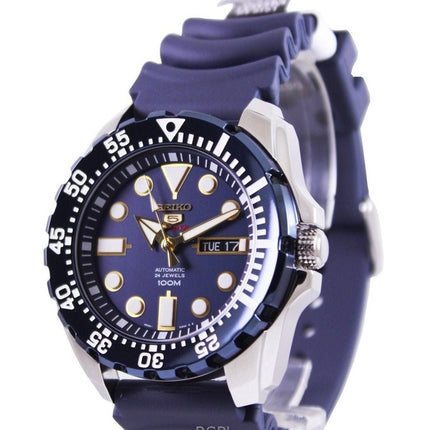 Orologio da uomo Seiko 5 Sports ricondizionato con quadrante blu automatico SRP605K2