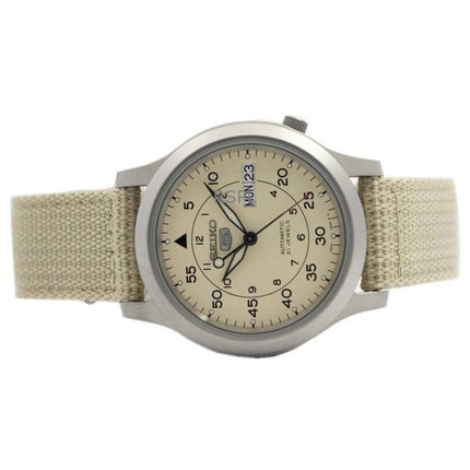 Orologio da uomo Seiko 5 Military con cinturino in nylon automatico SNK803K2, ricondizionato